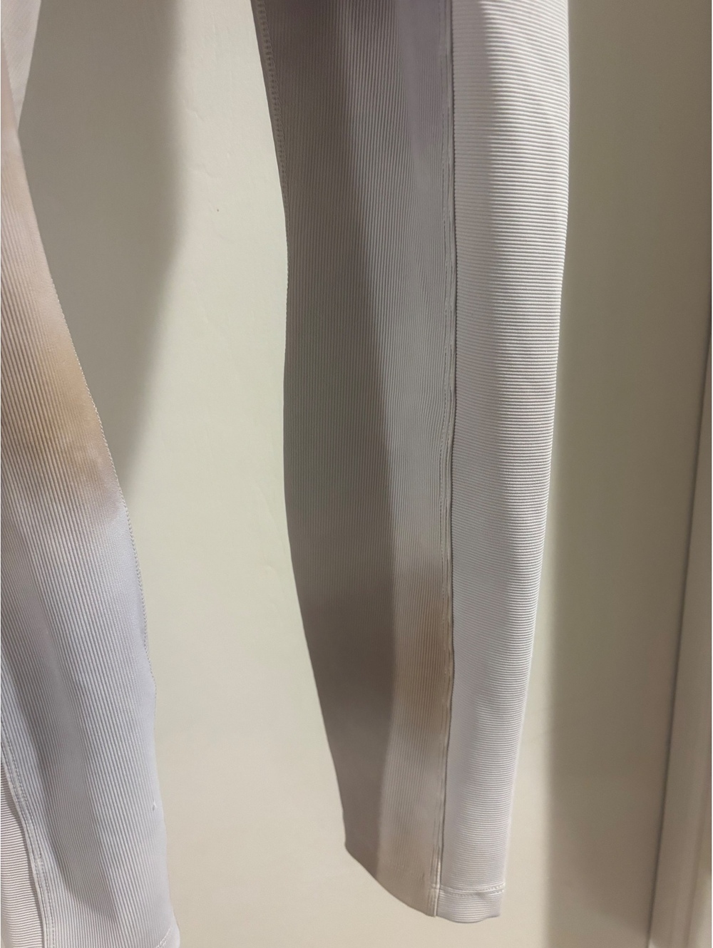 NWT CALIA Essential High Rise Ribbed 7/8 Leggings XS Taupe - Picture 4 of 8